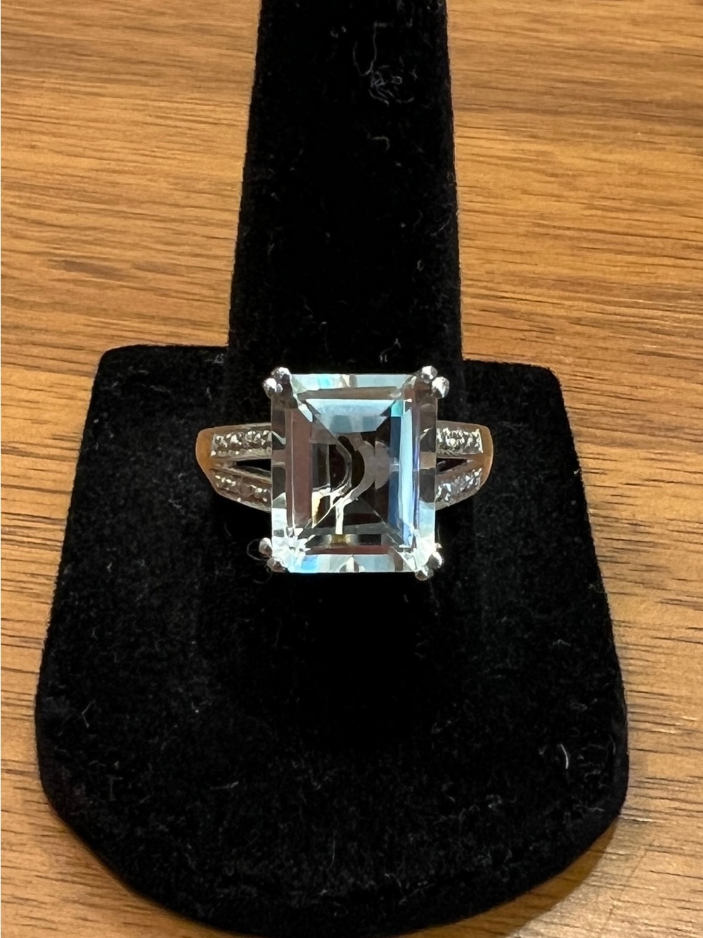 Sterling Silver Green Amethyst Ring